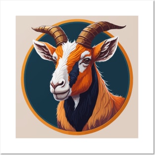 Goat Portrait Posters and Art